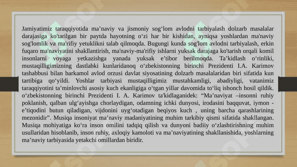 musiqa madaniyati o'qituvchisining musiqiy pedagogik mahorati 2