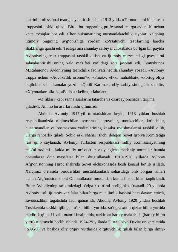 Abdulla Avloniyning ijtimoiy faoliyati 5