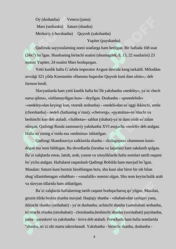 Fakultativ mashg’ulotlarda boshlang’ich sinf o’quvchilariga qadimgi vaqt o’lchov birliklari haqida tushunchalarni  o’rgatish 4