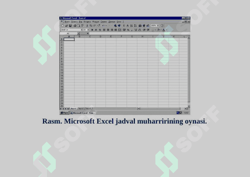 Microsoft Excel imkoniyatlari tavsifi. 5