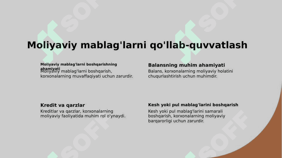 Moliyani boshqarish 5