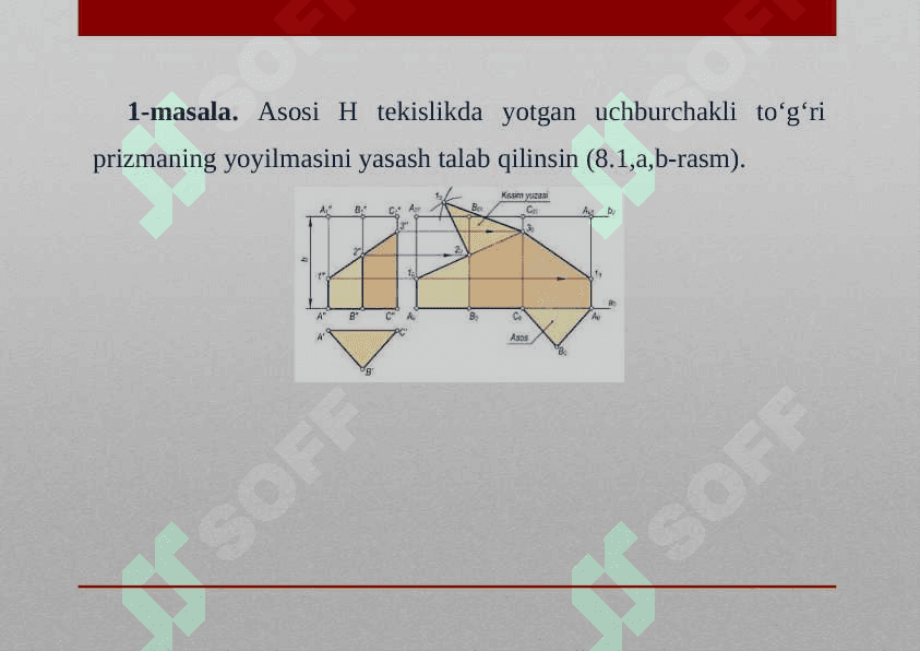 Ko'pyoqlilarning yoyilmalari va modellarini yasash 3