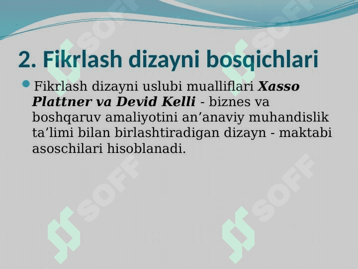 Fikrlash dizayni 6