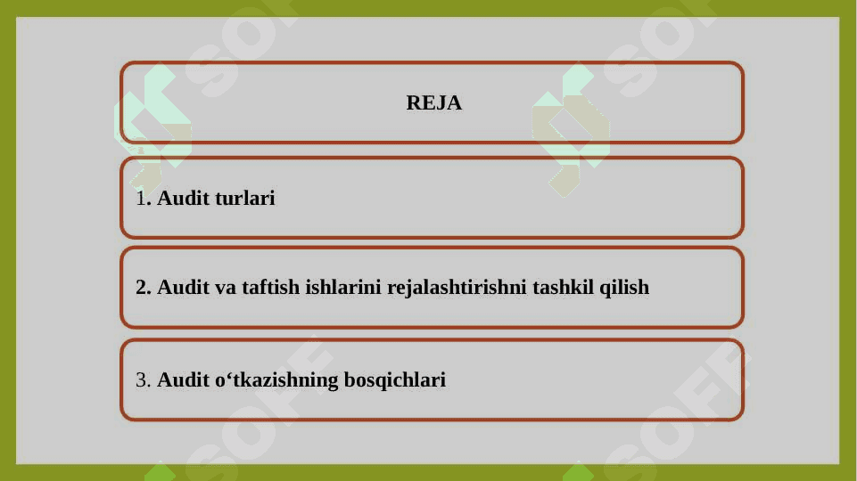Auditning turlari va shakllari tavsifi 2
