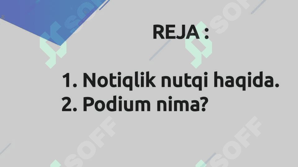 Notiqlik sanʼati va ochiq podium 2