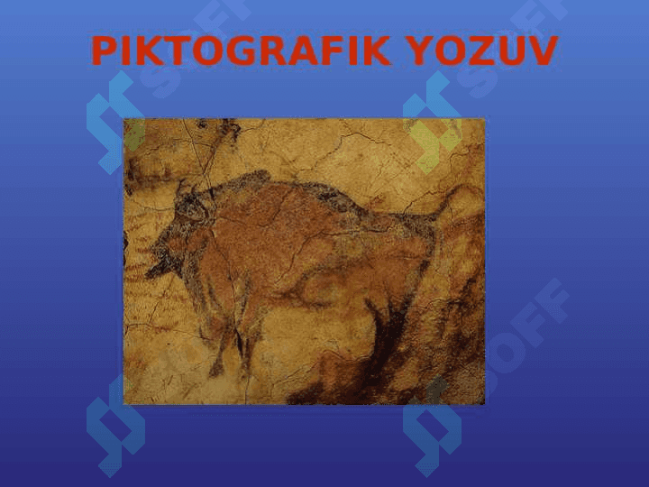 YOZUV tarixi va turlari 7
