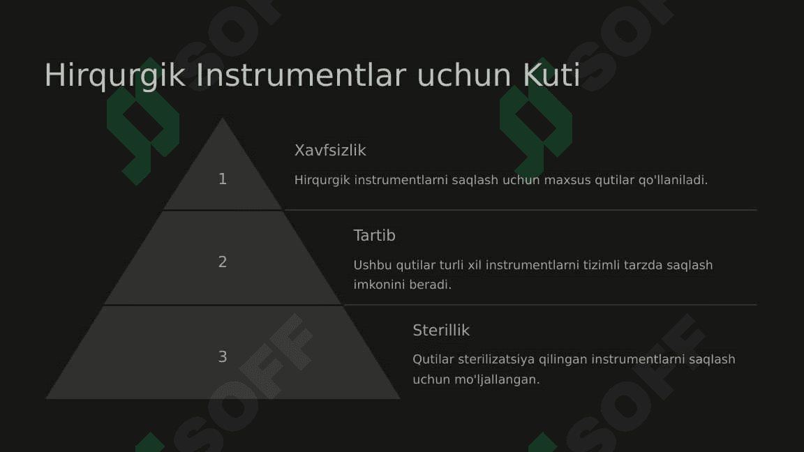 Stomatologiya xonaning jihozlanishi. Asosiy stomatologik uskunalar va vositalar. Stomatologik qurilmalarining turlari 7