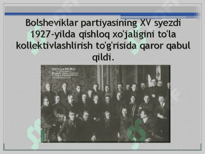 O`zbekistonda o`tkazilgan kollektivlashtrish siyosati 3