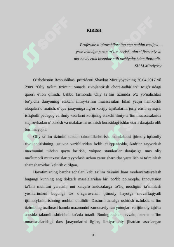 Oliy ta’lim muassasalarida amaliy mashg’ulotlarni tashlil qilish va o’tkazish 3