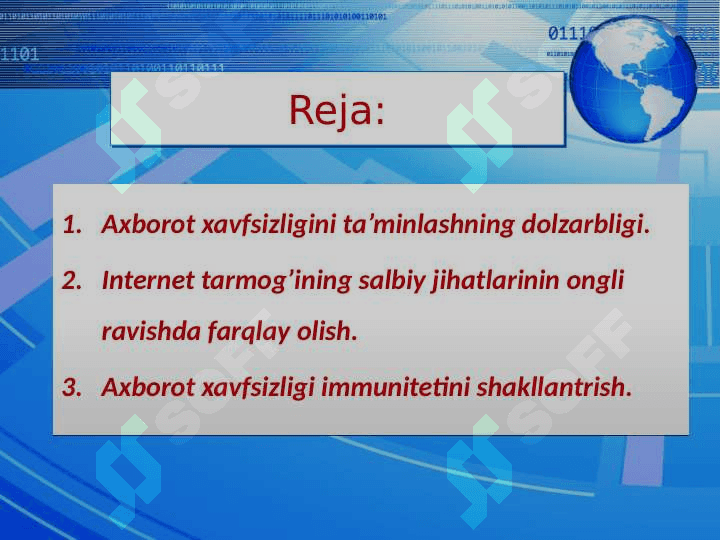 Axborot xavfsizligi 2