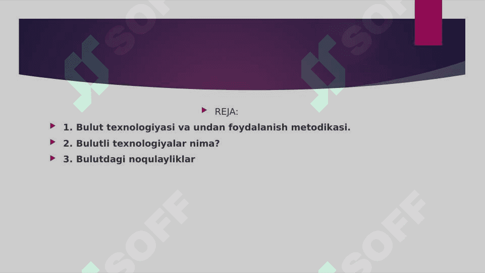 Bulutli hisoblash ma’lumotlarni saqlash 2