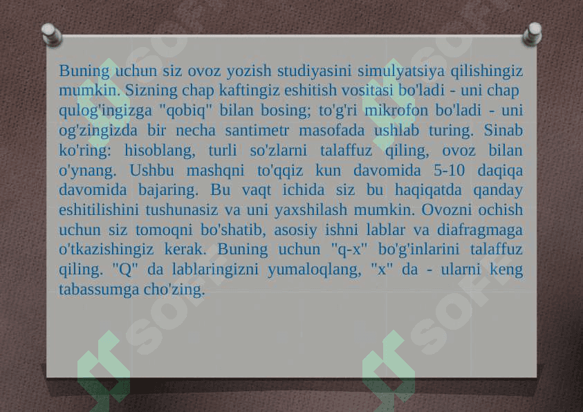Kuylashning  vazifasi 5