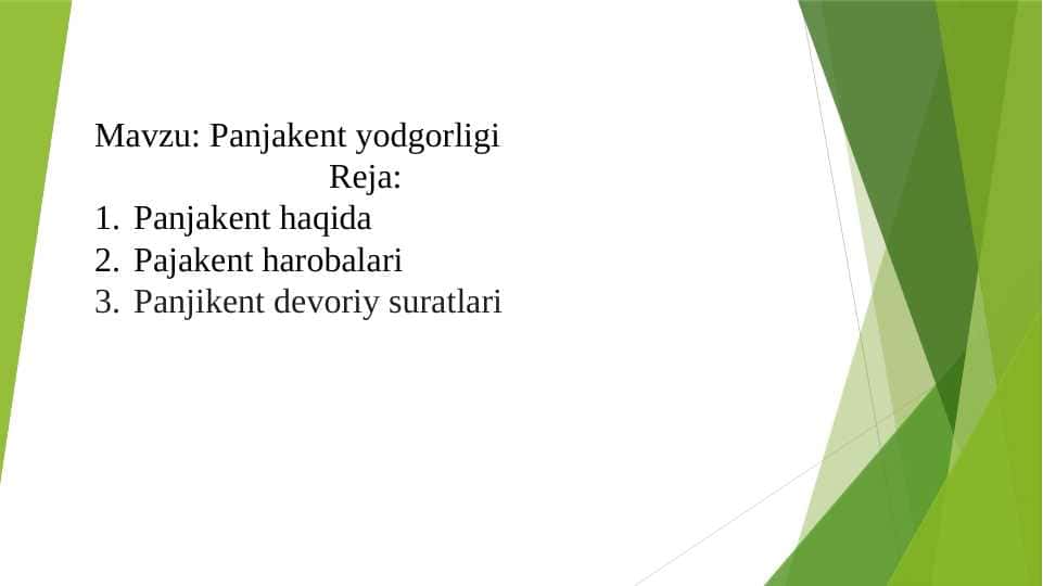 Panjakent yodgorligi 1