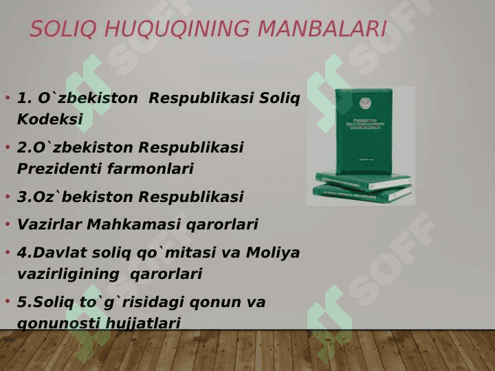 Soliq tushunchasi va soliq tizimi 2