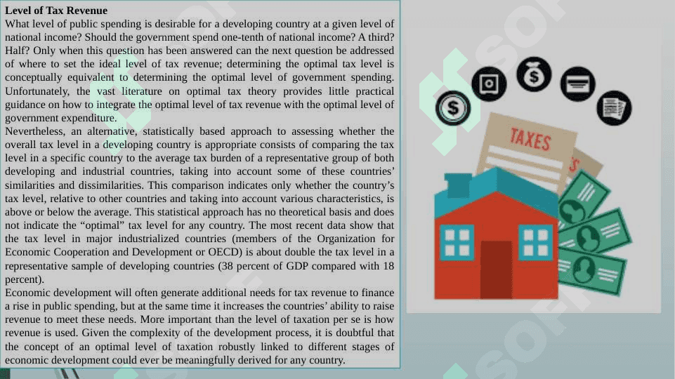 Best tax policy for developing markets 4