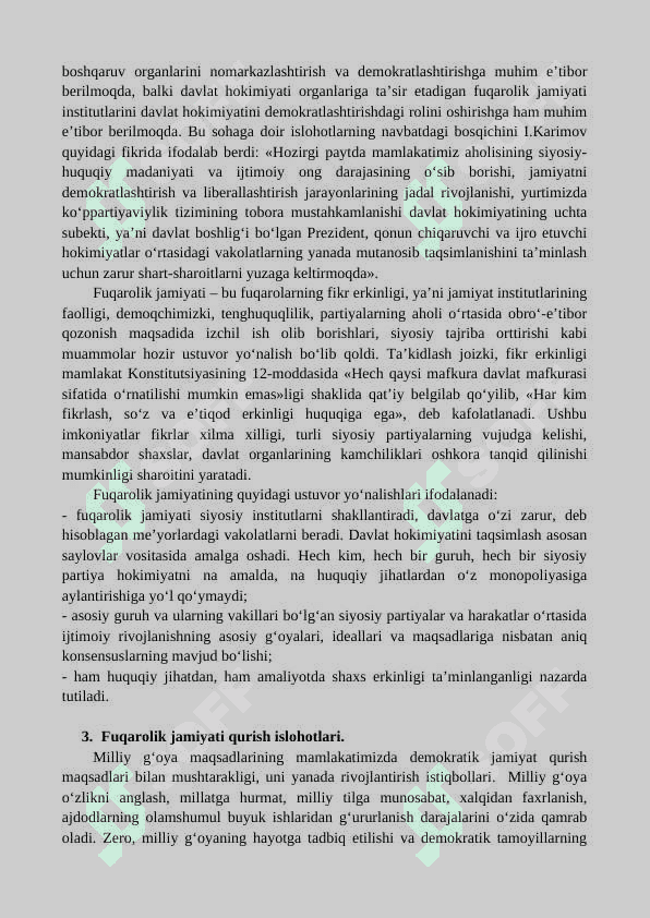 O‘ZBEKISTON MUSTAQIL DEMOKRATIK TARAQQIYOTIDA MILLIY G‘OYAGA EHTIYOJNING ORTISHI 4