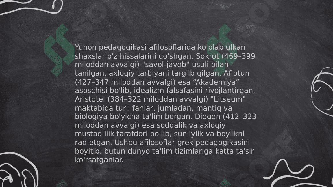 JAHON PEDAGOGIK FANI RIVOJLANISH  TARIXI BAYONI 4