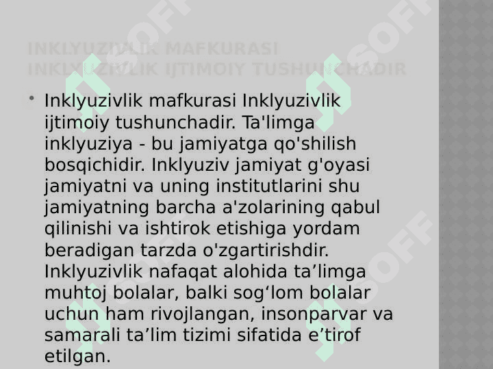Inklyuziv ta’limning nazariy va metodologik asoslari 3