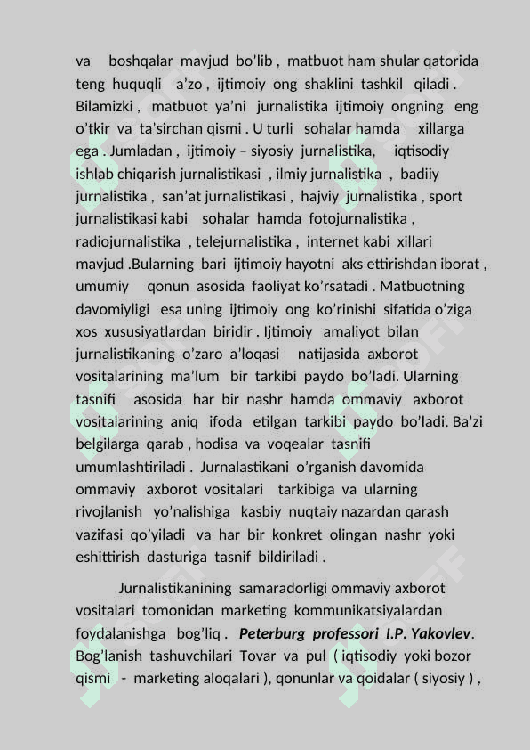 Jurnalistikada marketing aloqalari 7