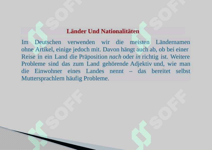 Länder  Und  Nationalitäten 2