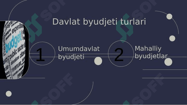 DAVLAT BYUJETI  Mahalliy byudjetlarni samarali boshqarish 3