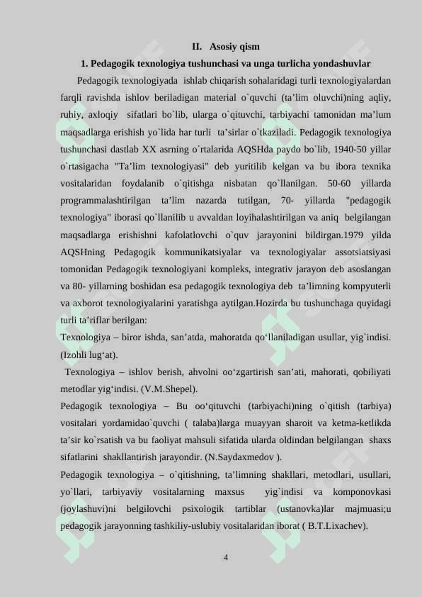 ONA TILI DARSLARIDA  INNOVATSION PEDAGOGIK TEXNOLOGIYALARlar. 4