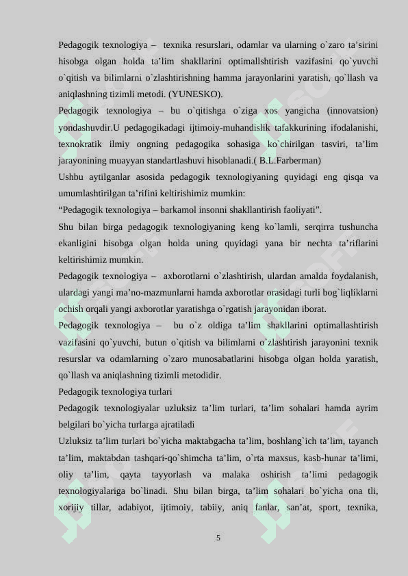 ONA TILI DARSLARIDA  INNOVATSION PEDAGOGIK TEXNOLOGIYALARlar. 5