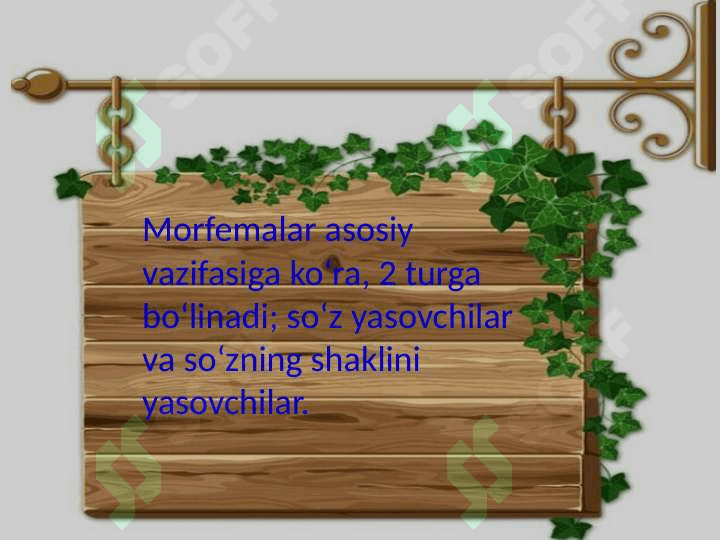 Morfemika va soʻz yasalishi 3