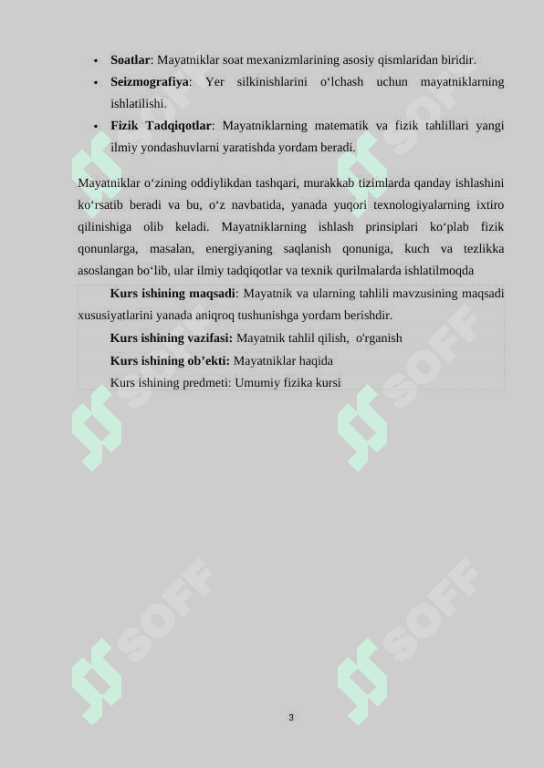 Mayatniklarning ishlash prinsiplari 3