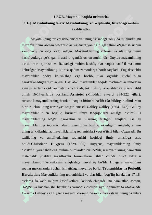Mayatniklarning ishlash prinsiplari 4