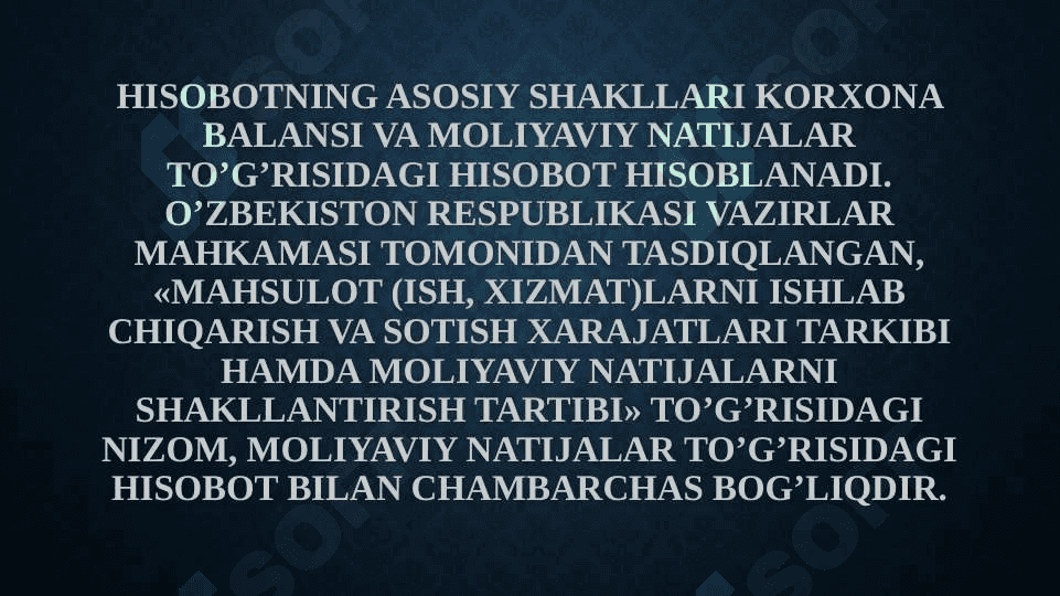 Chorak va yillik moliyaviy xisobot 5