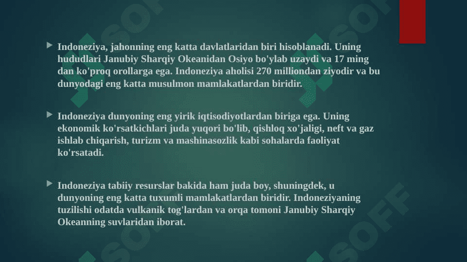 INDONEZIYA DAVLATNING IQSODIYOTI VA BOJXONA SIYOSATI 5