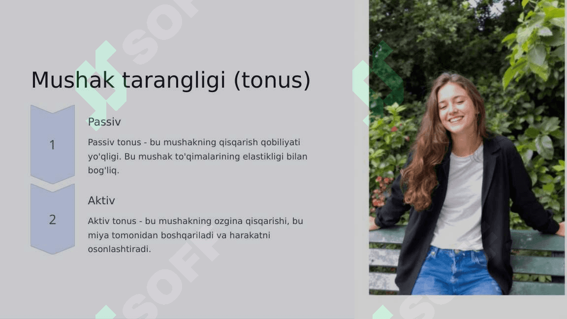 Mushaklarning ishi va biomexanikasi. Lesgaft mushaklar to'g'risida ta'limoti 5