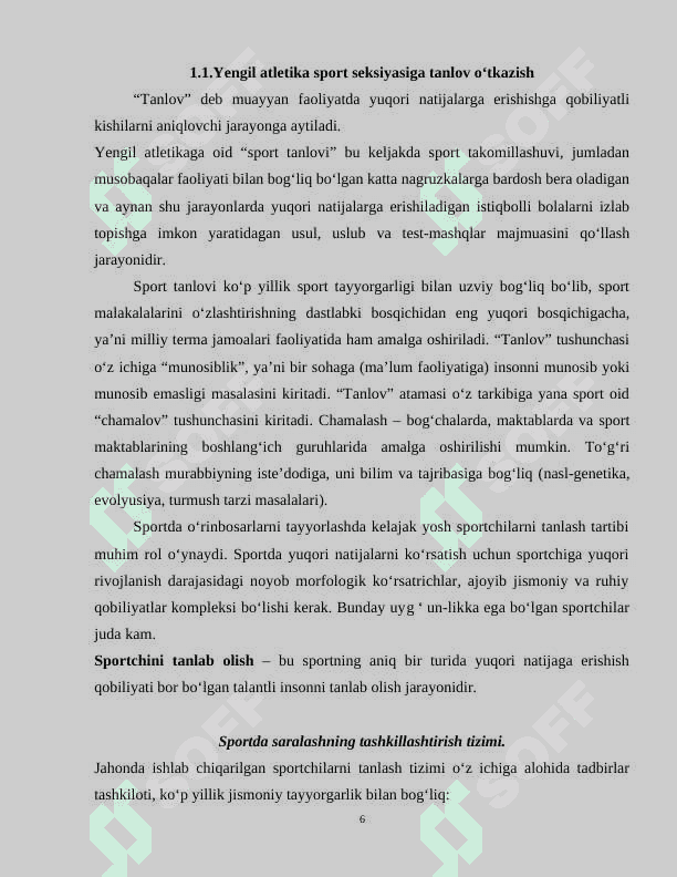 Qisqa masofaga yugurish texnikasini takomillashtirish asoslari 6