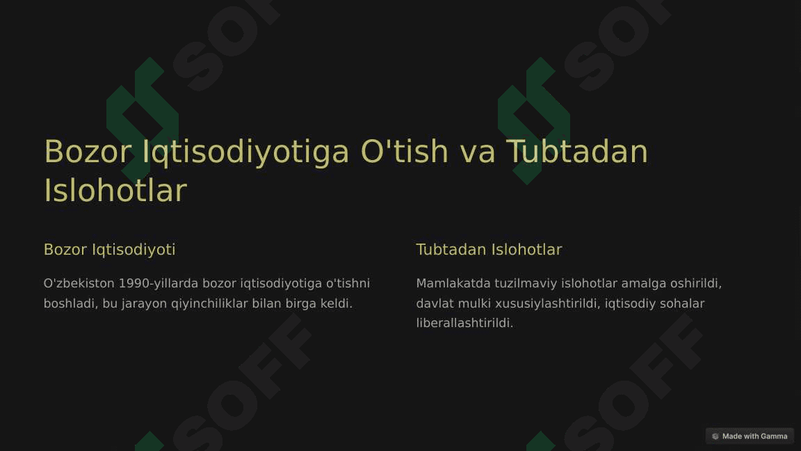 Yangi O'zbekiston: Xalqaro Reytinglar va Indekslarda Aks etgan O'zgarishlar 3