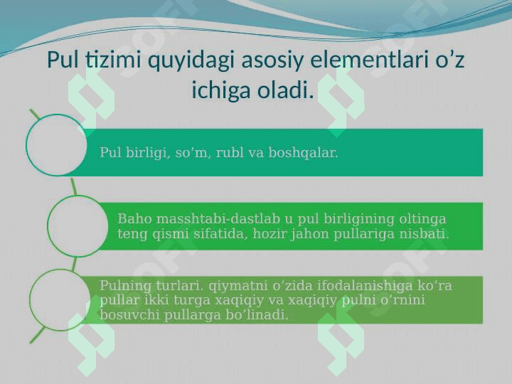 Pul tizimi 5