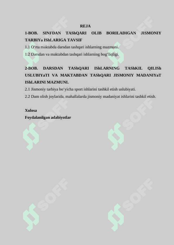 Sinfdan tashqari olib boriladigan jimoniy tarbiya tadbirlariga tavsif 2