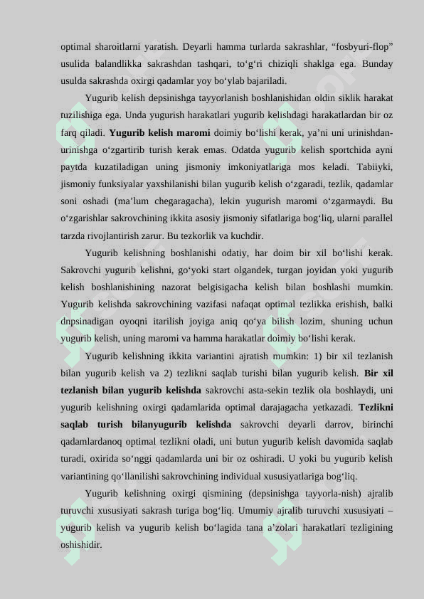 Uch xatlab sakrash texnikasini takomillashtirish 5