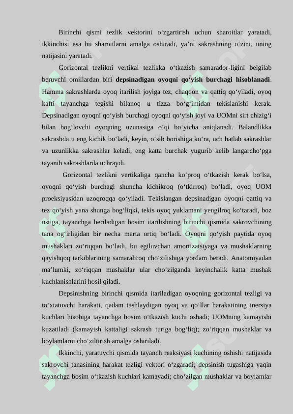 Uch xatlab sakrash texnikasini takomillashtirish 7