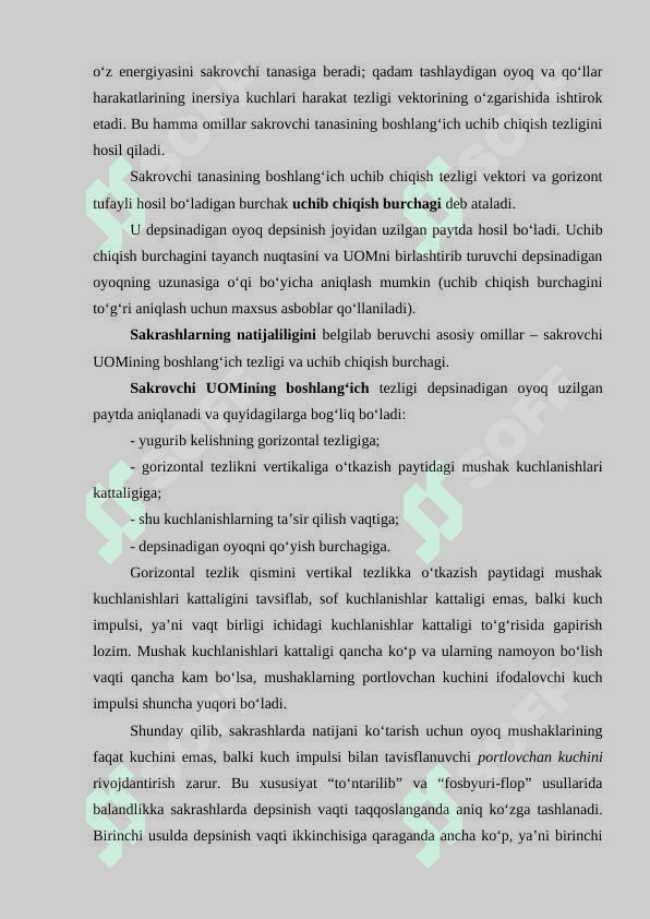 Uch xatlab sakrash texnikasini takomillashtirish 8