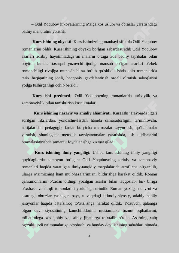 Odil Yoqubovning romanlarida tarixiylik va zamonaviylik 4