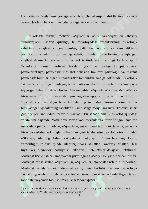 Ta’lim muassasasida psixolog faoliyatini tashkil qilish 3