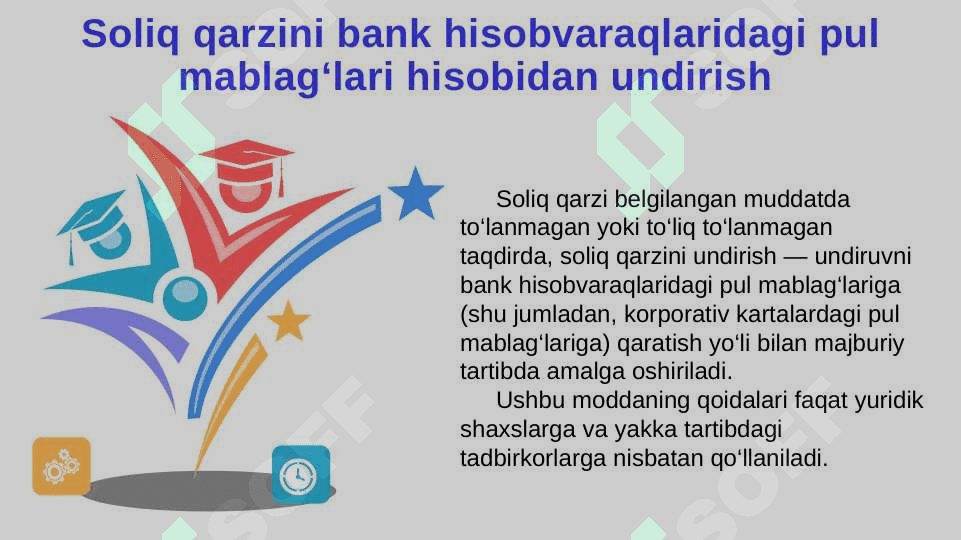 soliq qarzini undirish 7