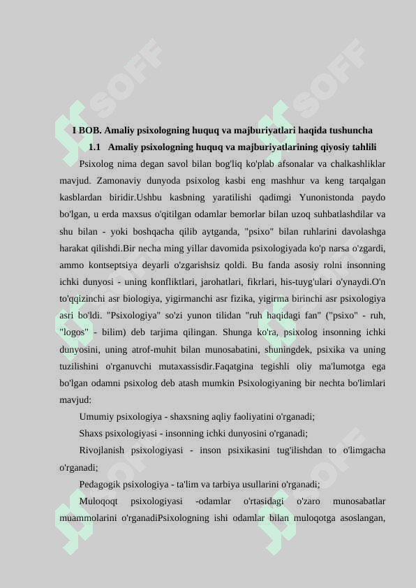 Amaliy psixologning huquq va majburiyatlari 5
