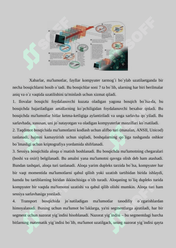 Ma’lumotlarni uzatish qurilmalari. Konsentratorlar, kommutatorlar va marshrutizatorlar 4