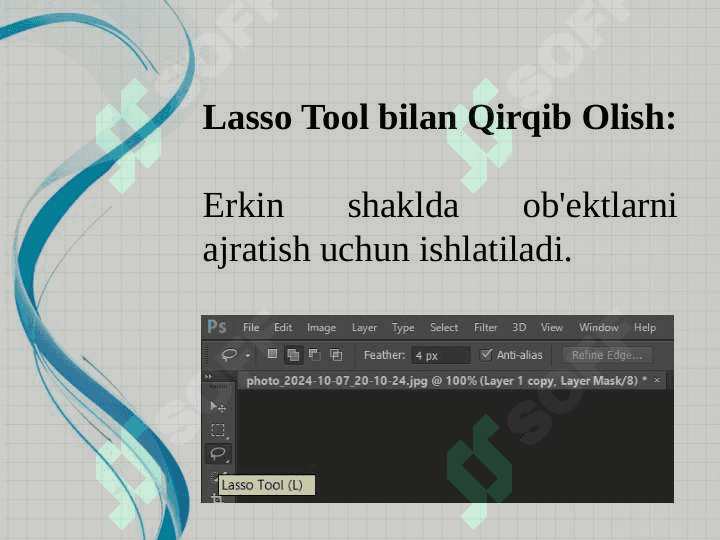 Adobe Photoshop Qirqib Olish Usullari 4