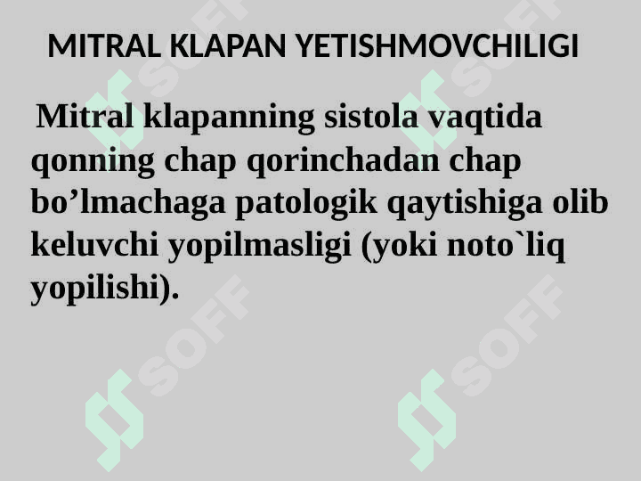 YURAK ORTTIRILGAN NUQSONLARI. 5
