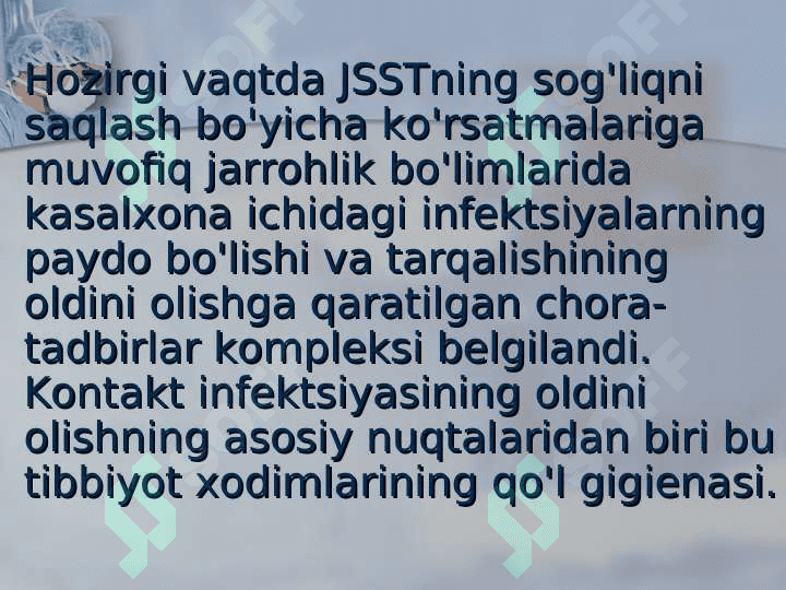 Xirurg qo‘lini operatsiyaga tayyorlash , ishlov berish va operatsiya maydonini tayyorlash usullari 2