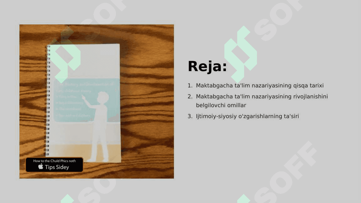 Maktabgacha ta'lim nazariyasining fan sifatida shakllanishini ob'yektiv shart-sharoitlari 2