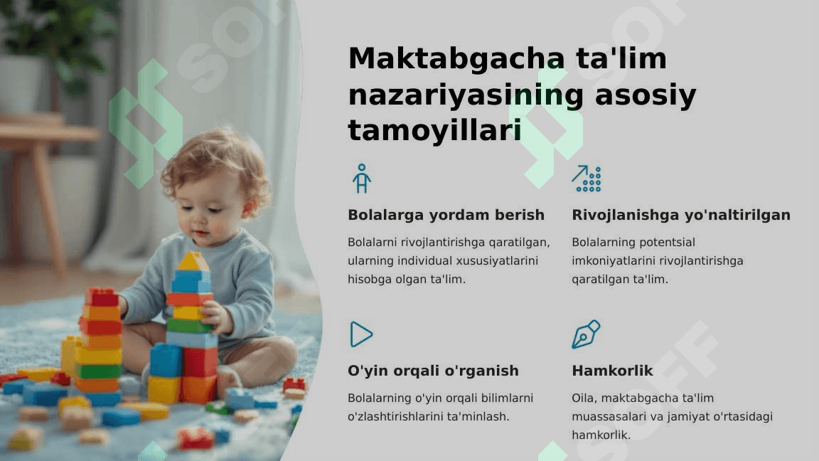 Maktabgacha ta'lim nazariyasining fan sifatida shakllanishini ob'yektiv shart-sharoitlari 7